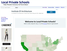 Tablet Screenshot of local-private-schools.com